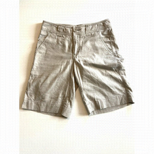 Giordano Linen Women's Beige Shorts Size 25